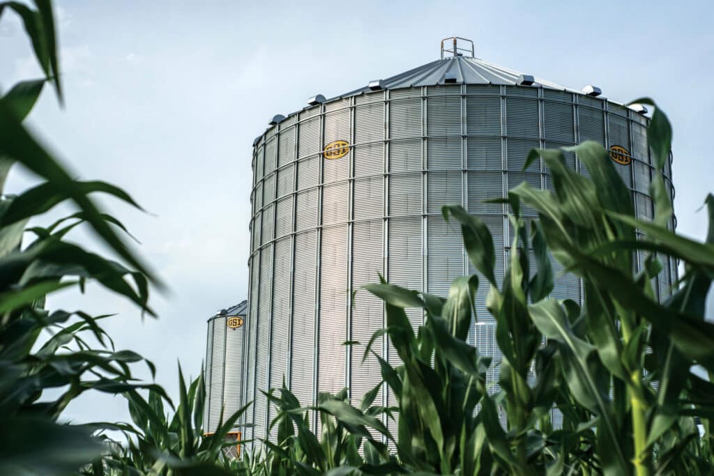 central united coop ag servcie center grain systems grain bin