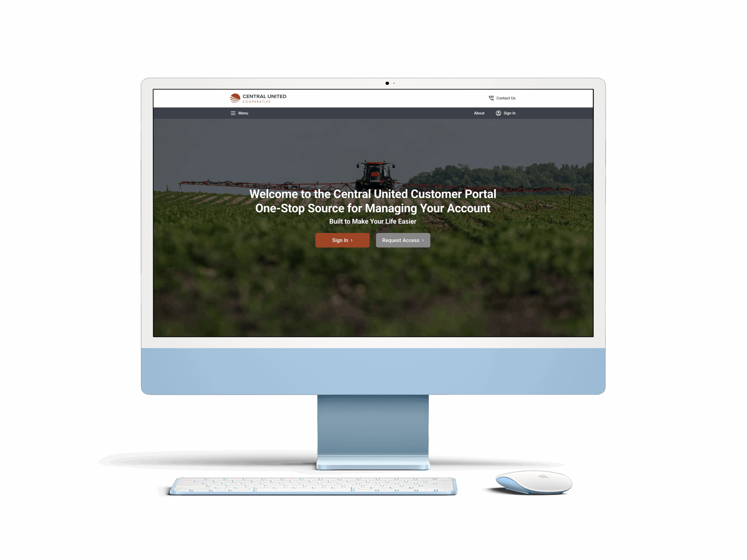 portal mockup